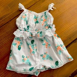 Janie and jack baby girls romper